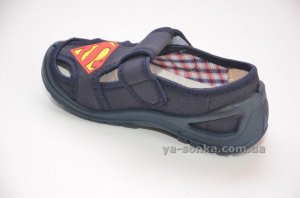 Текстильные мокасины для мальчика