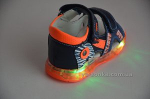 Сандалии с подсветкой для мальчика