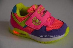 Кроссовки с подсветкой для девочки