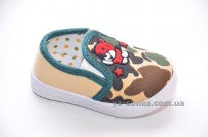 Текстильные мокасины для мальчика