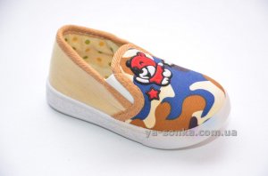 Текстильні мокасини для хлопчика