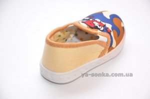 Текстильні мокасини для хлопчика