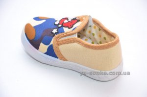 Текстильні мокасини для хлопчика