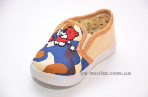 Текстильні мокасини для хлопчика