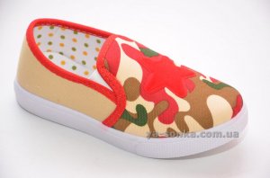 Текстильные мокасины для мальчика