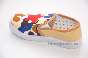 Текстильные мокасины для мальчика