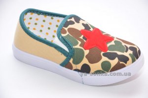 Текстильні мокасини для хлопчика