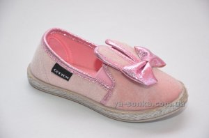 Мокасини для дівчаток "Зайка"