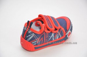 Текстильні кеди-мокасини для хлопчика