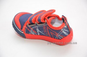 Текстильні кеди-мокасини для хлопчика