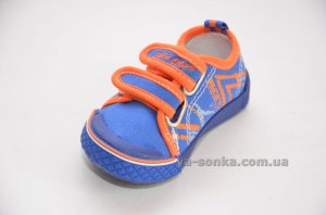 Текстильні кеди-мокасини для хлопчика