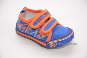 Текстильні кеди-мокасини для хлопчика