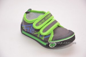 Текстильные кеды-мокасины для мальчика