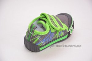 Текстильные кеды-мокасины для мальчика