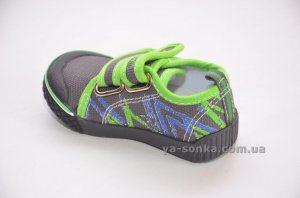 Текстильные кеды-мокасины для мальчика