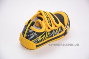 Текстильные кеды-мокасины для мальчика