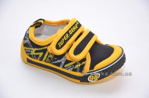 Текстильные кеды-мокасины для мальчика