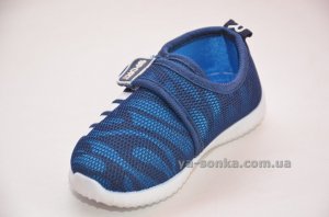 Кроссовки-мокасины сетка для мальчика
