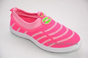 Кроссовки-мокасины сетка для девочки