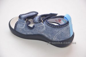 Текстильные кеды-мокасины для мальчика