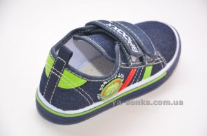 Текстильные мокасины для мальчика