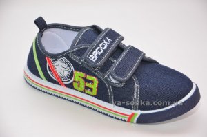 Текстильные мокасины для мальчика