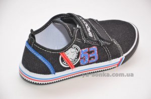 Текстильные мокасины для мальчика