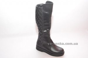 Кожаные сапоги для девочек