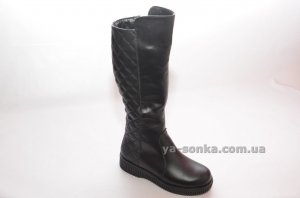 Кожаные сапоги для девочек