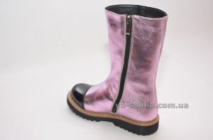 Кожаные сапоги для девочек