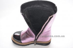 Кожаные сапоги для девочек
