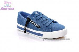 Кеды - мокасины фирмы Clibee для девочек