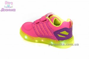 Кроссовки для девочки с подсветкой