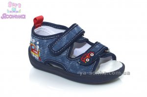 Текстильні босоніжки для хлопчика