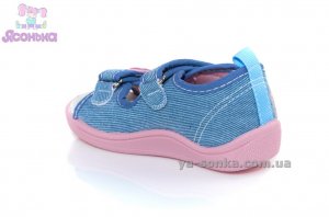 Текстильные босоножки для девочки