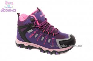 Демисезонные утепленные ботинки для девочек
