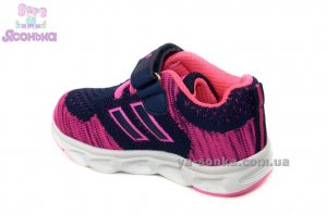 Кроссовки с подсветкой для девочки Clibee