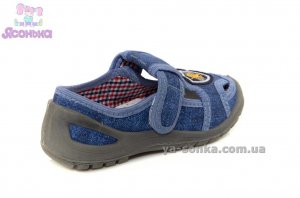 Текстильные мокасины для мальчика