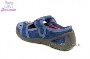 Текстильные мокасины для мальчика
