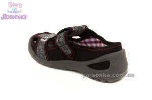 Текстильные мокасины для мальчика