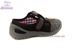 Текстильные мокасины для мальчика