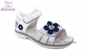 Кожаные сандалии для девочки