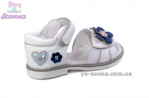 Кожаные сандалии для девочки