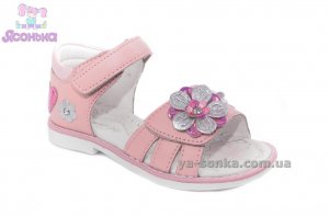 Кожаные сандалии для девочки