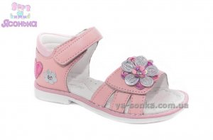 Кожаные сандалии для девочки