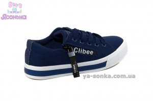 Кеды - мокасины для девочек фирмы Clibee
