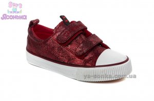 Кеды-мокасины из текстиля  для девочек