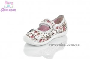 Текстильные мокасины для девочки