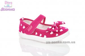 Текстильні мокасини для дівчинки