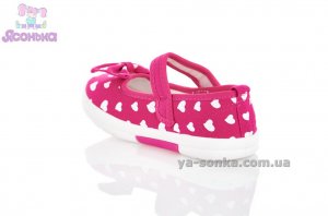 Текстильні мокасини для дівчинки